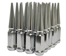 Load image into Gallery viewer, 20 Chrome 4.5" Spline 14x1.5 Spike Lug Nut+Key Fit Sequoia Tundra LC LS LX &More