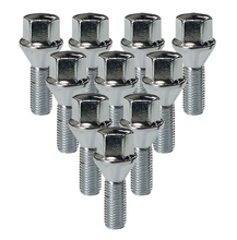 Load image into Gallery viewer, Chrome M12x1.25 Cone Seat Lug Bolt 28mm