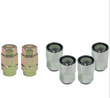 Load image into Gallery viewer, 4x Chrome M12x1.5 Cone Seat Anti-Theft Wheel Lock Lug Nut Set+2Key Fit Mazda Kia