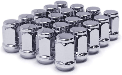 20 Chrome Lug Nuts 14x1.5 For 2015 & Newer Ford Mustang GT Premium EcoBoost Cobra