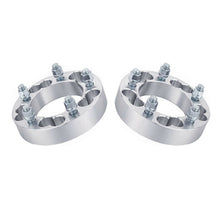 Load image into Gallery viewer, 4Pc 5x4.5 or 5x4.75 To 5x4.75 Wheel Spacers Adapters 1.25" Thick 12x1.5 Studs