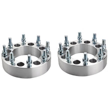 Load image into Gallery viewer, 2Pc 8X6.5 (8x165.1) Wheel Adapters Spacers 1.5" For Chevy C20 C30 K20 K30 9/16"-18