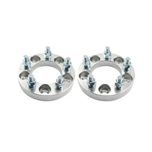Load image into Gallery viewer, 2 Wheel Spacers 5x4.75 Adapters 1" Thick 12x1.5 Studs For Chevy Camaro Corvette