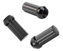 Load image into Gallery viewer, 24pc Black Spline 14x2.0 Locking Lug Nuts For F-150 Expedition Navigator + Key