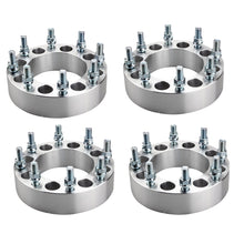 Load image into Gallery viewer, 4Pc 8X6.5 (8x165.1) Wheel Adapters Spacers 1.5" For Chevy C20 C30 K20 K30 9/16"-18