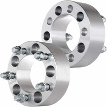 Load image into Gallery viewer, 4 Wheel Spacers Adapters 5x127 (5x5) 1.5" Thick 1/2-20 Studs 78mm Center Bore