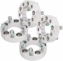 Load image into Gallery viewer, 4 Wheel Spacers Adapters 5x5 (5x127) 2" Inch Thick 1/2-20 Studs 78mm Center Bore
