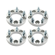 Load image into Gallery viewer, 4Pc 5x108 To 5x114.3 Wheel Adapters For Ford Focus Fusion 1" Thick 12x1.5 Studs