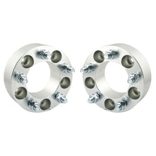 Load image into Gallery viewer, 2 Wheel Spacers 5x4.75 Adapters 2" Thick 12x1.5 Studs For Chevy Camaro Corvette