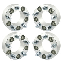 Load image into Gallery viewer, 4 Wheel Spacers 5x4.75 Adapters 2" Thick 12x1.5 Studs For Chevy Camaro Corvette