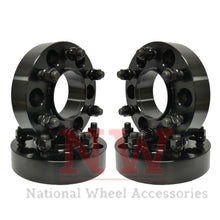 Load image into Gallery viewer, 4Pc 6x5.5 (6x139.7) Hub Centric Wheel Spacers 2" For Toyota Tacoma 4Runner FJ 106mm CB 12x1.5 Studs