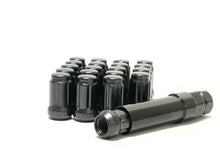 Load image into Gallery viewer, 20 Black 6 Spline 12x1.25 Tuner Lug Nuts For Nissan Infiniti Subaru + Key