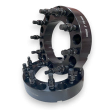 Load image into Gallery viewer, 2Pcs Wheel Spacer Adapters 2" Thick 10x225mm to 10x225mm Hub Center Bore 170mm Fit: FORD F-450 F-550 RAM 4500 RAM 5500

