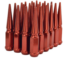 Load image into Gallery viewer, 20PC CHEVY/GMC/RAM 14X1.5 THREAD CHROME SPLINE SPIKE LUG NUTS 4.5&quot;+ SAFETY KEY
