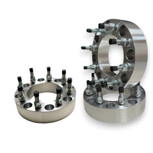 Load image into Gallery viewer, 8x170mm Hub to 8x6.5" Wheel Adapter Spacer 2" Thick M14x1.5 Studs FITS FORD TRUCKS
