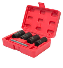 Load image into Gallery viewer, 5Pc 1/2” Twist Socket Drive Wheel Lug Nut Damaged,Stripped Remover 17 19 21 22mm
