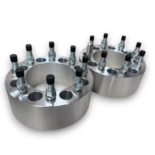 Load image into Gallery viewer, 3" Thick  Wheel Adapter Spacer 8x6.5" (8x165.1mm) M14x1.5 Studs Fits 8 Lug Trucks Sierra Savana Yukon &amp; more.
