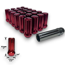 Load image into Gallery viewer, M14x1.5 Black Spline Tuner Performance Lug Nuts &amp; Socket Key Fits Ford F250/F350 Super Duty Aftermarket Wheels

