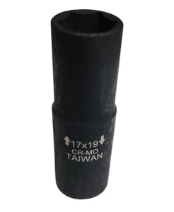 1/2" Drive Extra Thin Wall Deep Impact Flip Socket Ready 17mm & 3/4(19mm)