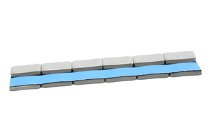 1 BOX 1 OZ GRAY WHEEL WEIGHTS STICK-ON ADHESIVE TAPE 9 LBS LEAD-FREE 144 PIECES