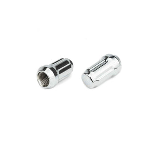 20 Chrome 6 Spline 12x1.25 Tuner Lug Nuts For Nissan Infiniti Subaru + Key