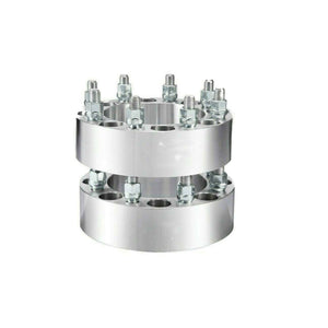2 Wheel Spacers Adapters 8x6.5 (8x165.1) 2" Thick 14x1.5 For Chevy 2500 3500 HD