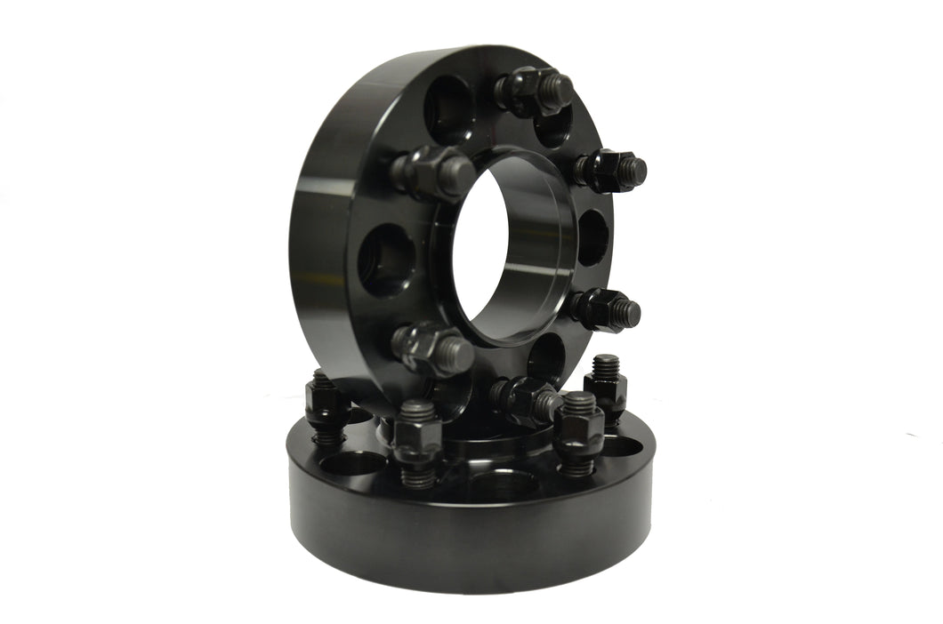 2Pc 6x5.5 Hub Centric Wheel Spacers 2