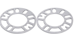 4 Wheel Spacers 5mm Universal For 5x100 5x108 5x112 5x114.3 5x115 5x120 5x130