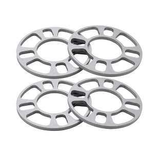 4Pc Wheel Spacers 8mm Thick Universal Fits 4x98 4x100 4x108 4x110 4x114.3 4x120