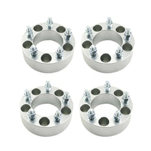 Load image into Gallery viewer, 4 Wheel Spacers 5x4.75 Adapters 2&quot; Thick 12x1.5 Studs For Chevy Camaro Corvette
