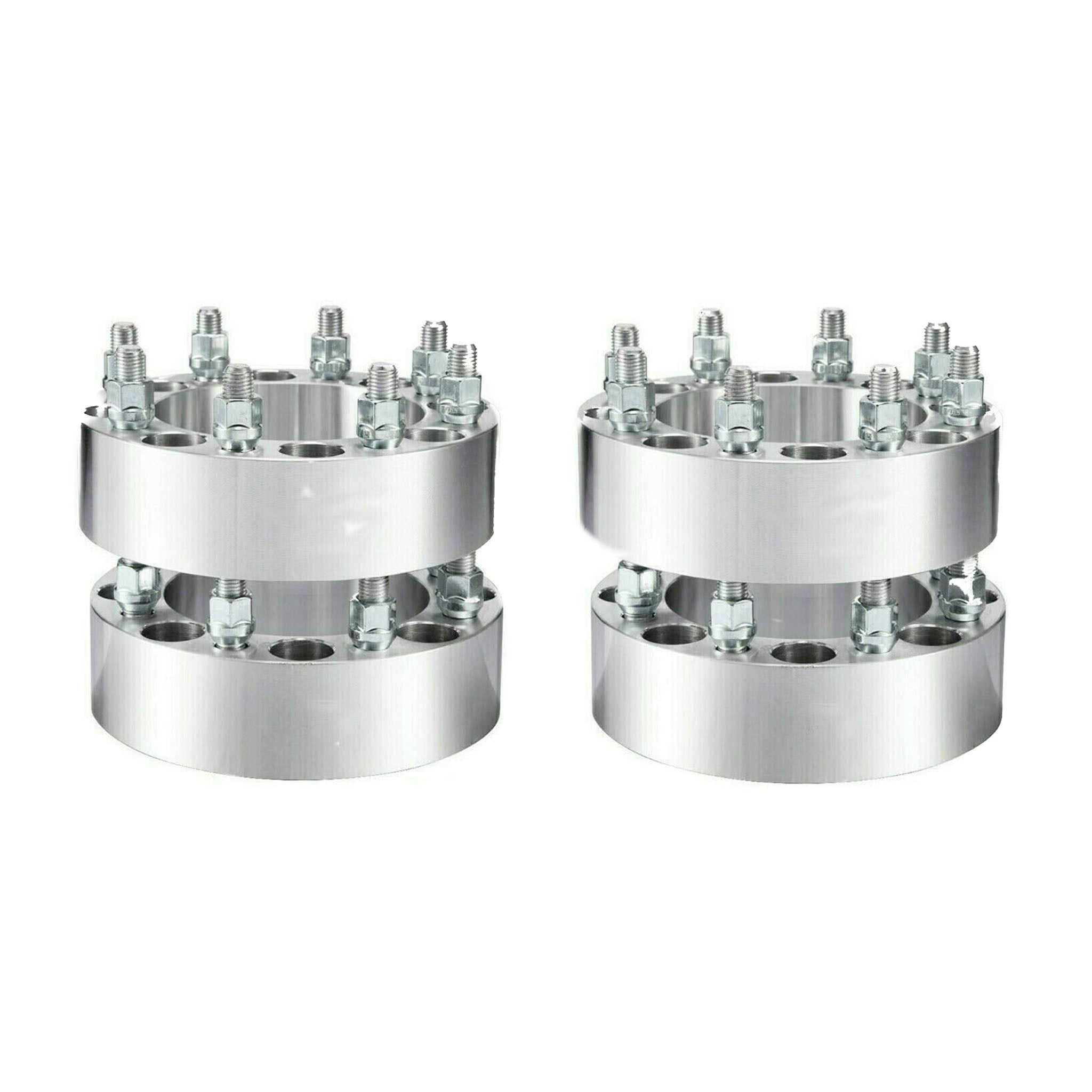 2x 1.5" Wheel Adapters – Convert 8x6.5 To 8x170 – 6061 Aluminum For Ford Wheels On Trucks
