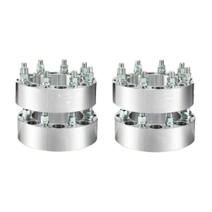 4 Wheel Adapters 8x6.5 Spacers 2" For 1987-1998 Ford F-250 F-350 14x1.5 Studs