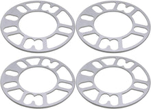 Load image into Gallery viewer, 4 Wheel Spacers 5mm Universal For 5x100 5x108 5x112 5x114.3 5x115 5x120 5x130
