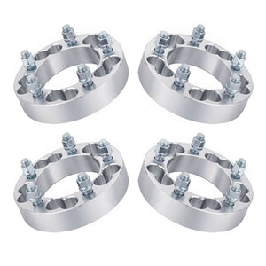 4Pc 5x4.75 or 5x4.5 To 5x4.5 Wheel Spacers Adapters 1.25" Thick 12x1.5 Studs