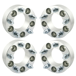 4 Wheel Spacers 5x4.75 Adapters 2" Thick 12x1.5 Studs For Chevy Camaro Corvette