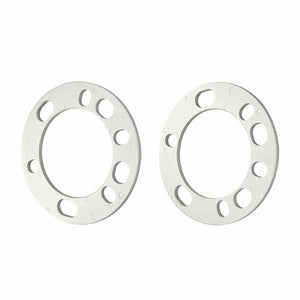 2Pc Wheel Spacers 1/4" Inch (6mm) Universal To Fit 6X5.5, 6X135, 5X5.5, 5X139.7