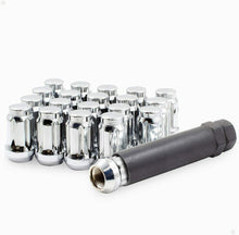 Load image into Gallery viewer, 20 Chrome 6 Spline 12x1.25 Tuner Lug Nuts For Nissan Infiniti Subaru + Key
