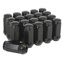Load image into Gallery viewer, 20 Black Bulge Acorn Lug Nuts M14x1.5 Cone Seat For Aftermarket Wheels 1.75&quot;
