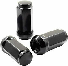 Load image into Gallery viewer, 32 Black Bulge Acorn Lug Nuts 2&quot; XL 1999-2002 Ford F-250 F-350 Excursion 14x2.0
