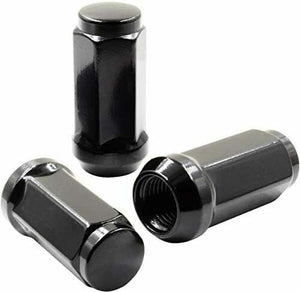 32 Black Bulge Acorn Lug Nuts 2" XL 1999-2002 Ford F-250 F-350 Excursion 14x2.0